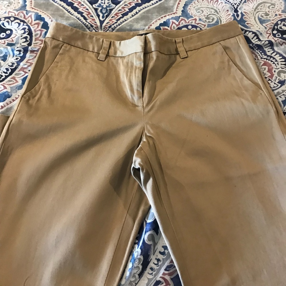 Tan Lord & Taylor Khakis Dress Slacks π Cropped - Picture 2 of 8